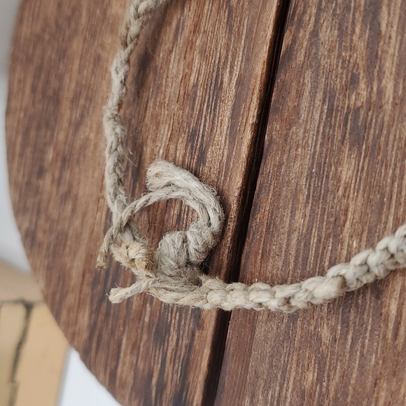 B2418 hemp beaded twine bracelet earthy naturalist - Picture 3 of 3